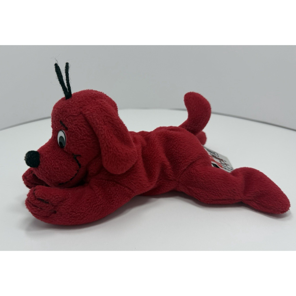 Clifford the Big Red Dog Bean Bag 8" Plush Scholastic Side Kicks Vintage 1997